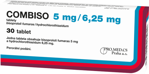 COMBISO 5 mg/6,25 mg tablety